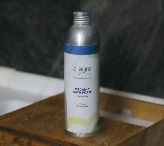 Organinis energijos suteikiantis dušo prausiklis