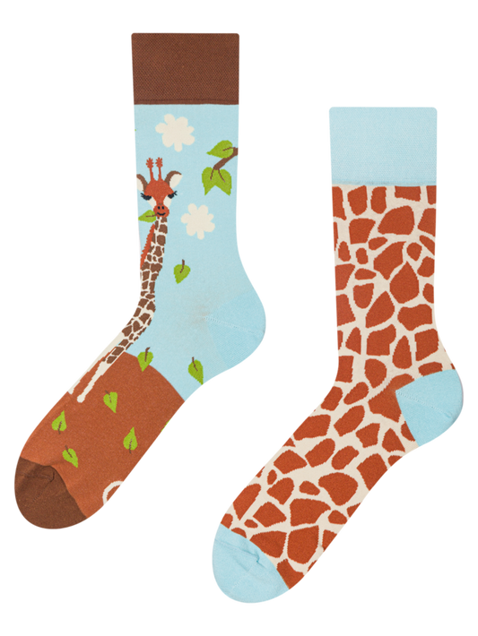 Linksmos kojinės "Miela žirafa"