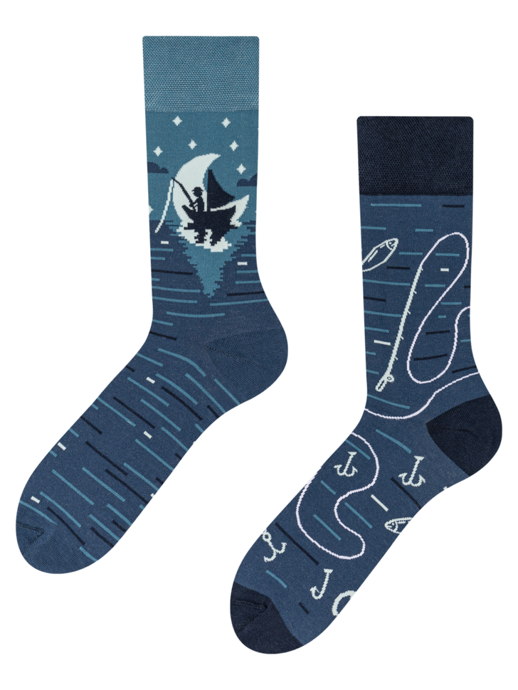 Fun Socks "Night Fisherman"